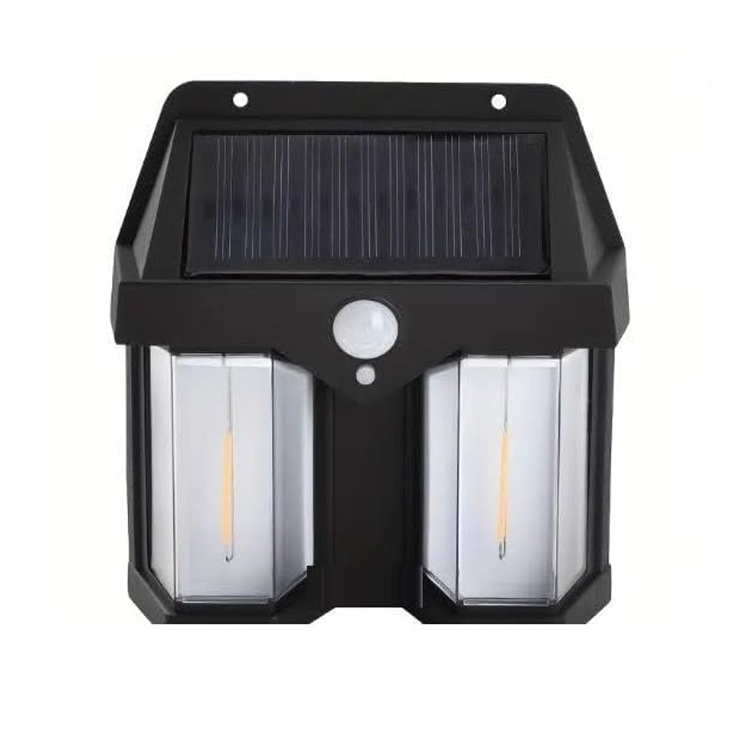 Outdoor Solar Wall Lamp Outdoor Waterproof High Quality Lamp Induction Garden Lamp Garden Villa Night Lamp Double Lamp Light (1 Pc) - infinityexculsivestore.com