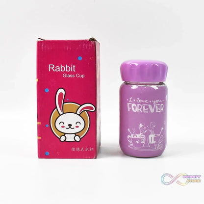 Outdoor Sport Glass Water Bottle (340 ML / 1 Pc / Mix Design) - infinityexculsivestore.com