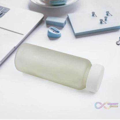 Outdoor Sport Glass water bottle (450 ML Approx / Mix Color / Design) - infinityexculsivestore.com