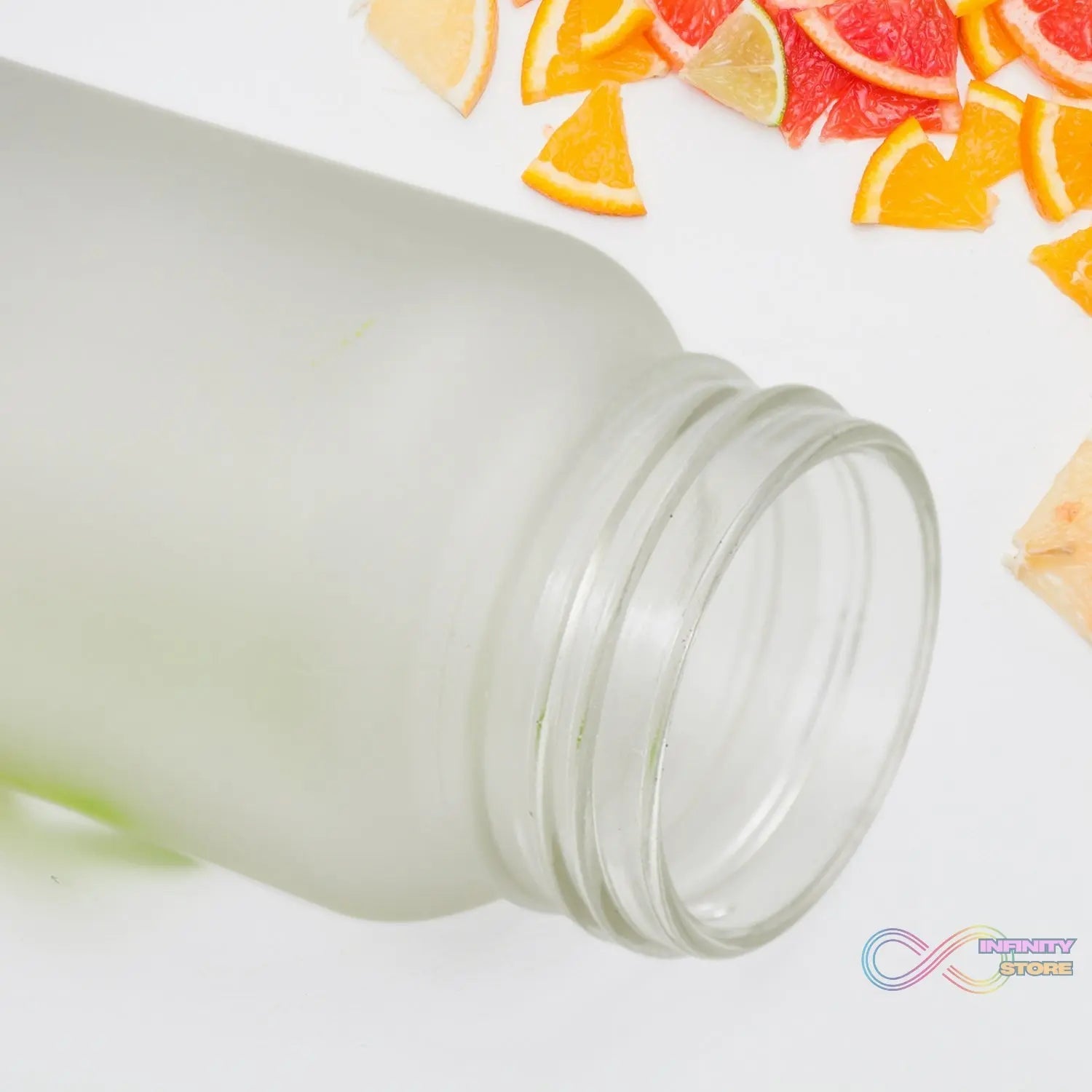 Outdoor Sport Glass water bottle (450 ML Approx / Mix Color / Design) - infinityexculsivestore.com