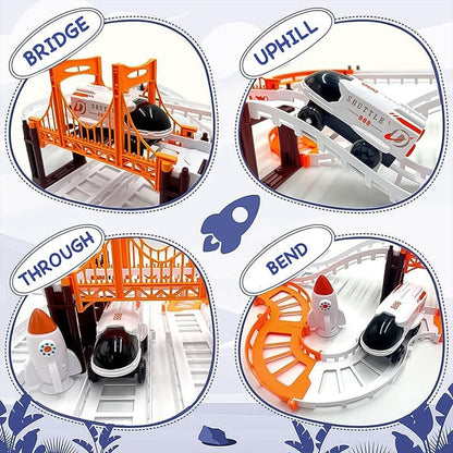 Outer Space Race Track Set for Kids Toys (1 Set) - infinityexculsivestore.com