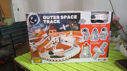 Outer Space Race Track Set for Kids Toys (1 Set) - infinityexculsivestore.com