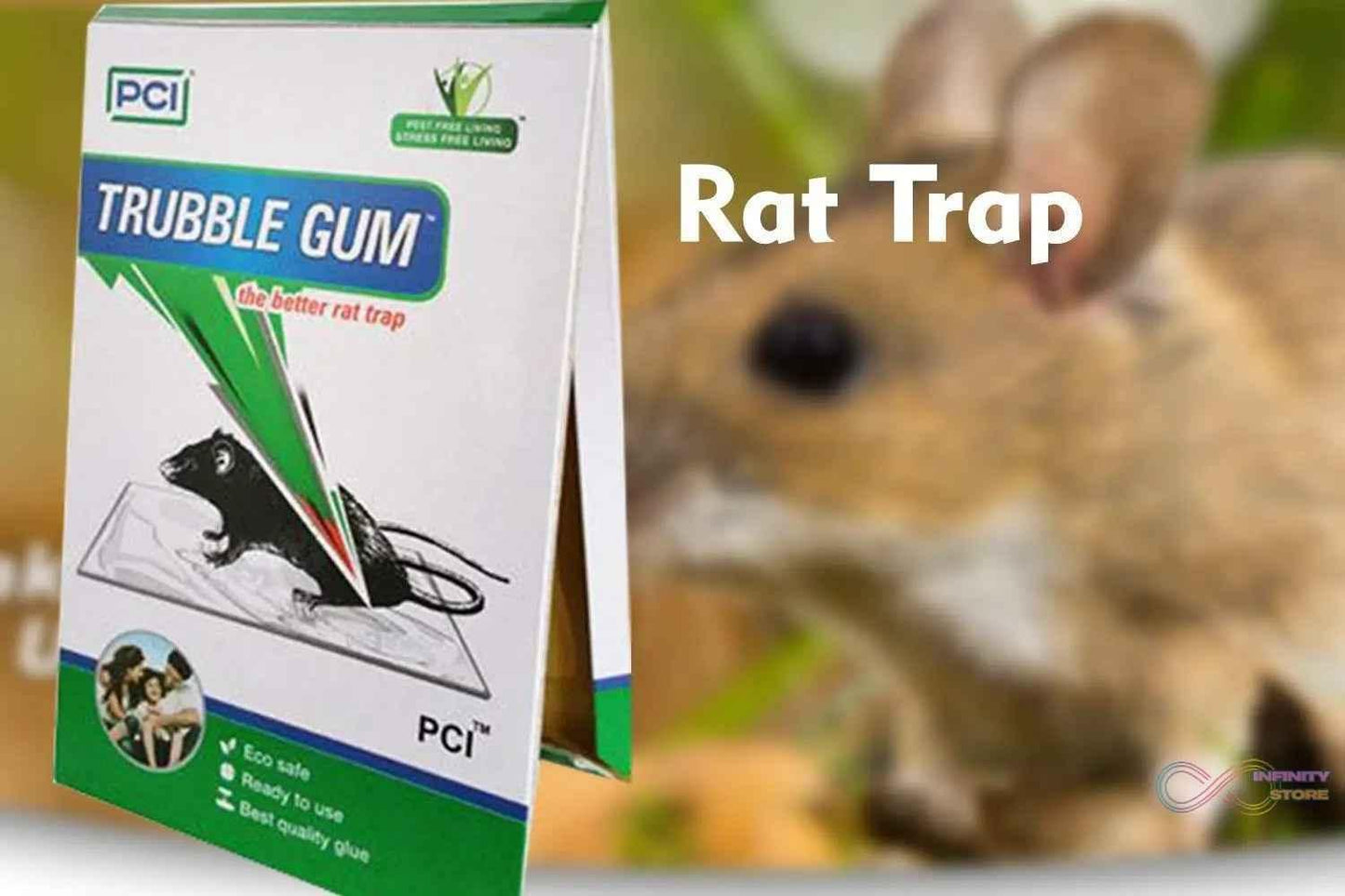 PCI Cardboard Troublegum Small Size Mouse Trap - 1pc - infinityexculsivestore.com