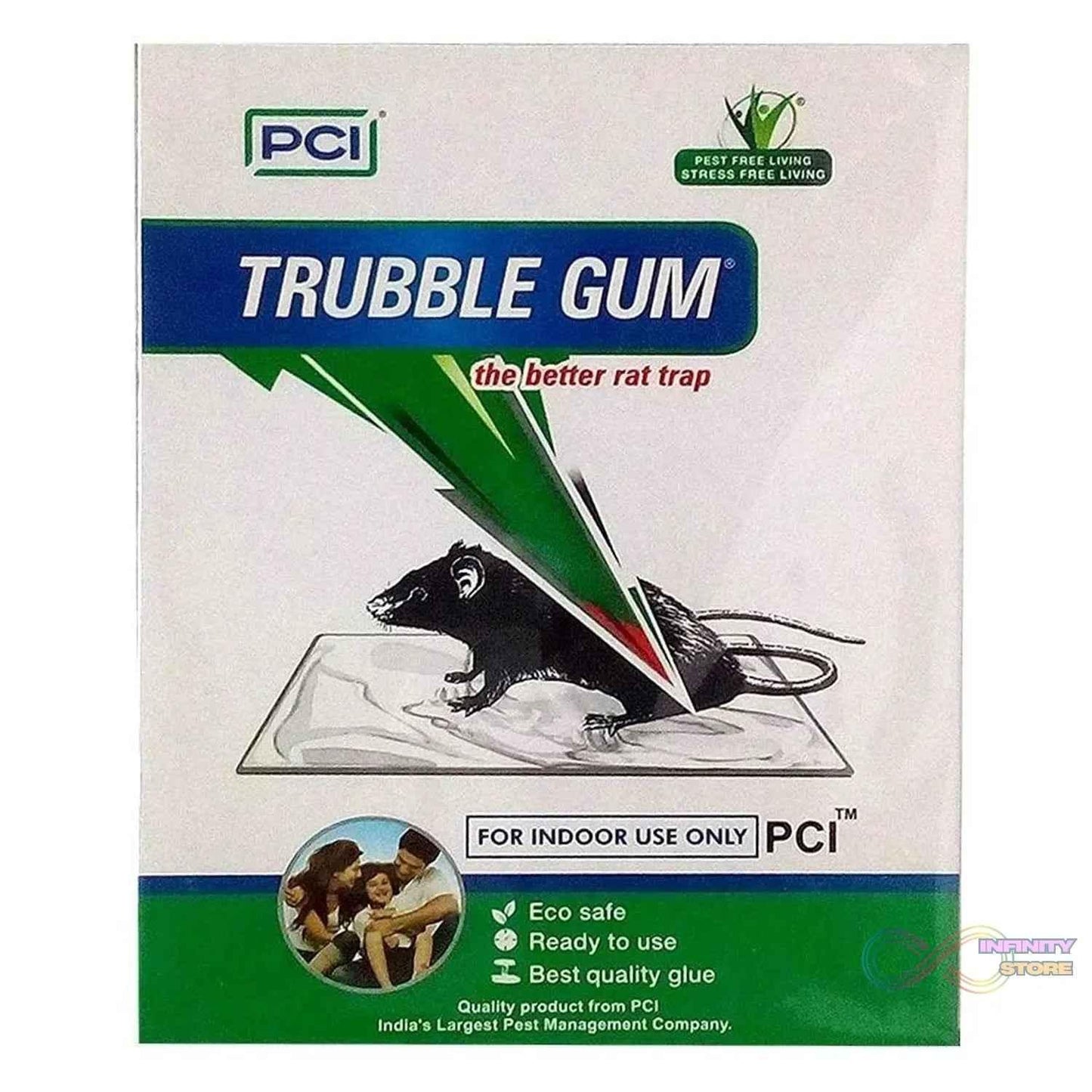 PCI Cardboard Troublegum Small Size Mouse Trap - 1pc - infinityexculsivestore.com