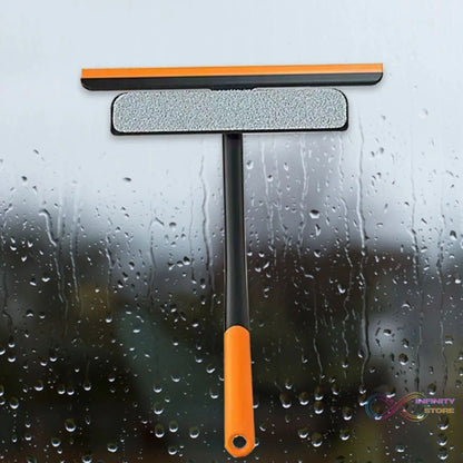 Rotatable cleaning brush with dual sides