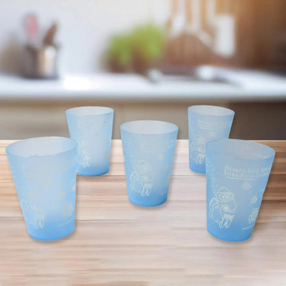 PLASTIC LIGHTWEIGHT GLASS REUSABLE DRINKING GLASS DISHWASHER SAFE BEVERAGE GLASSES FOR KITCHEN WATER GLASSES (10 Pc Set) - infinityexculsivestore.com