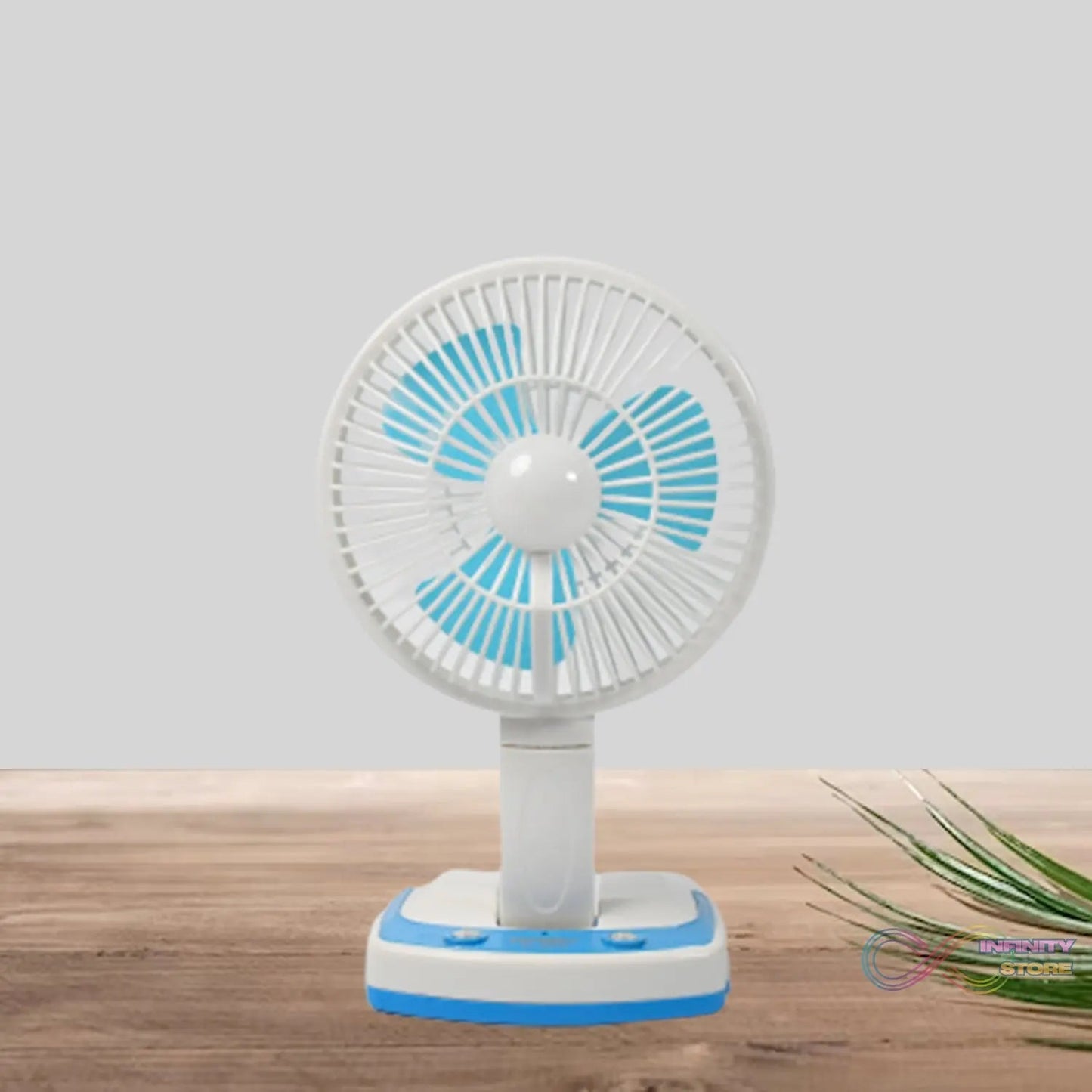 PORTABLE LED LIGHT WITH MINI FAN - YJ 5570 (Battery Not Include) - infinityexculsivestore.com