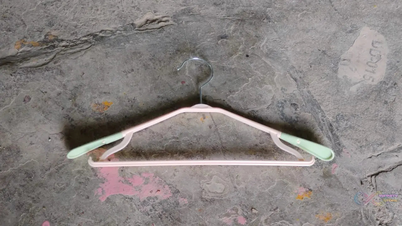 PP Cloth Hanger Set of 1 with Zinc Plated Steel Hook (1 Pc) - infinityexculsivestore.com