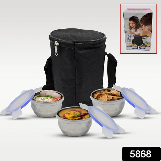 AIRTIGHT & LEAK PROOF STAINLESS STEEL CONTAINER MULTI COMPARTMENT LUNCH BOX CARRY TO ALL TYPE LUNCH IN LUNCH BOX & PREMIUM QUALITY LUNCH BOX IDEAL FOR OFFICE , SCHOOL KIDS & TRAVELLING IDEAL - infinityexculsivestore.com