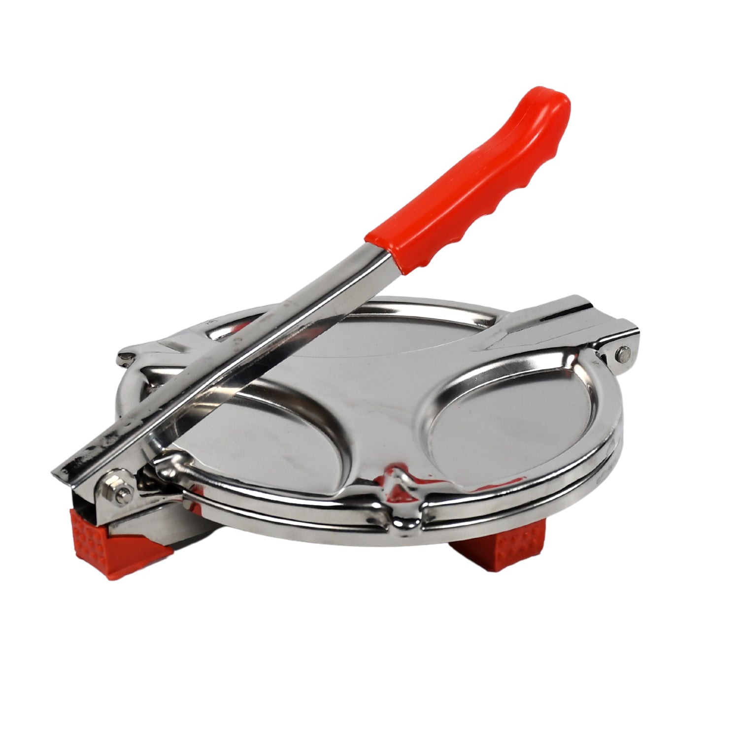 PURI PRESS MAKER - STAINLESS STEEL PURI MAKER PRESS MACHINE - ROTI CHAPATI PRESSER FOR HOME - KHAKHRA - PURI MAKER PRESS MACHINE WITH HANDLE, MANUAL PURI MAKER (MEDIUM) - infinityexculsivestore.com