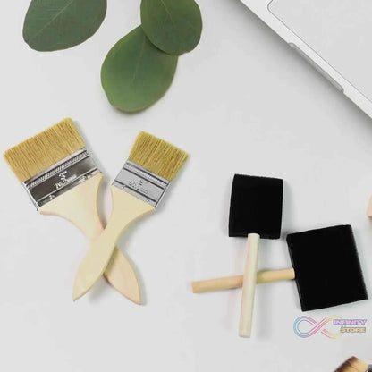 Paint Brush for Wall Painting & Foam Brush Painting Sponge Tool (4 Pcs Set) - infinityexculsivestore.com