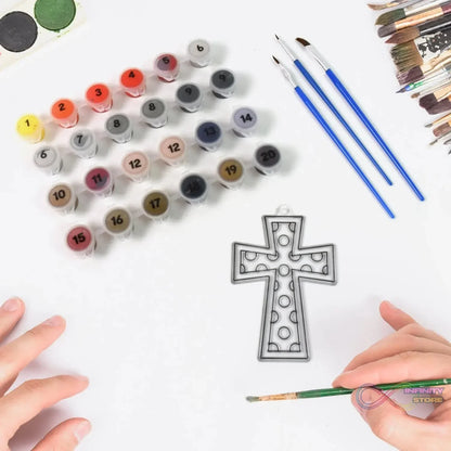 Paint by Number Kits 2 Set 20 Number Color, 6 paint brushes (2 Set) - infinityexculsivestore.com