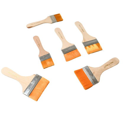 Painting Brush Nylon Pine Brush Tool Board Brush Dusting Cleaning Wall Paint Brush (6 Pc Set) - infinityexculsivestore.com