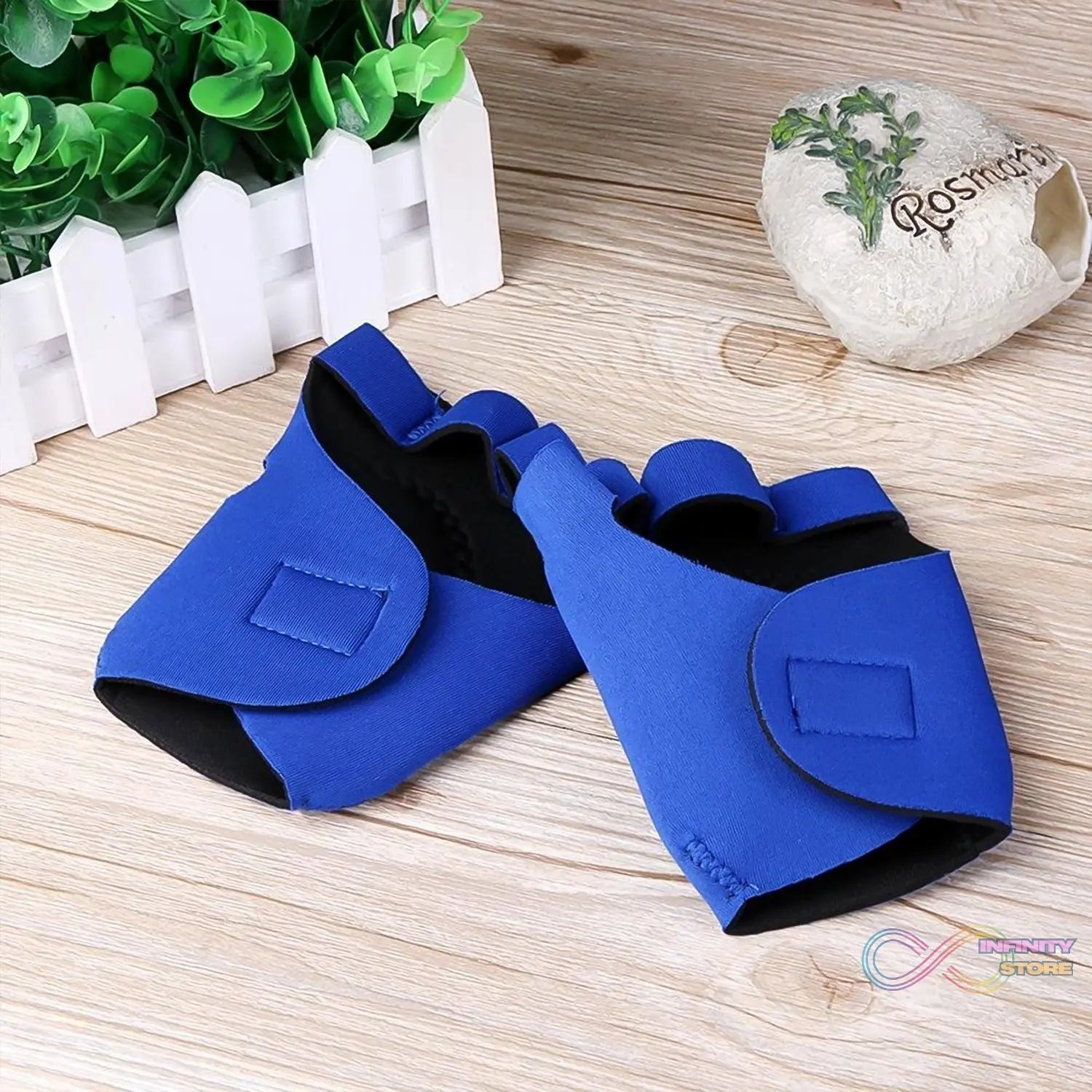 Palm Support Gloves Half Finger Gym Exercise Training Gloves Outdoor (1 Pair / With Color Box) - infinityexculsivestore.com