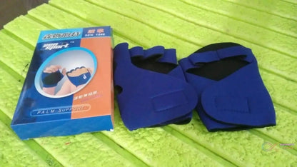 Palm Support Gloves Half Finger Gym Exercise Training Gloves Outdoor (1 Pair / With Color Box) - infinityexculsivestore.com