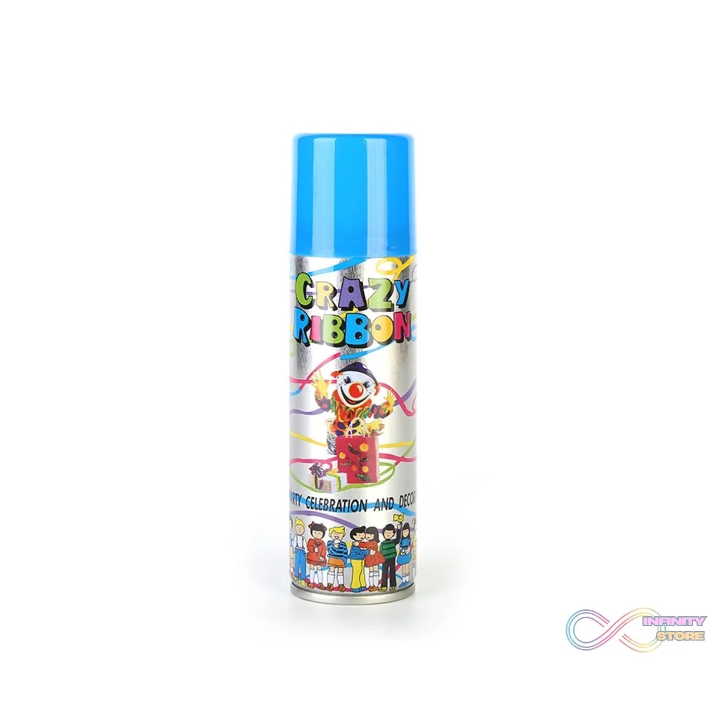 Fun party crazy ribbon spray for events and celebrations