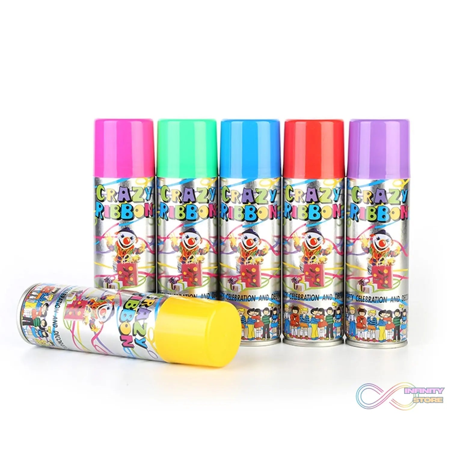 Party ribbon spray for lively and festive events and get-togethers