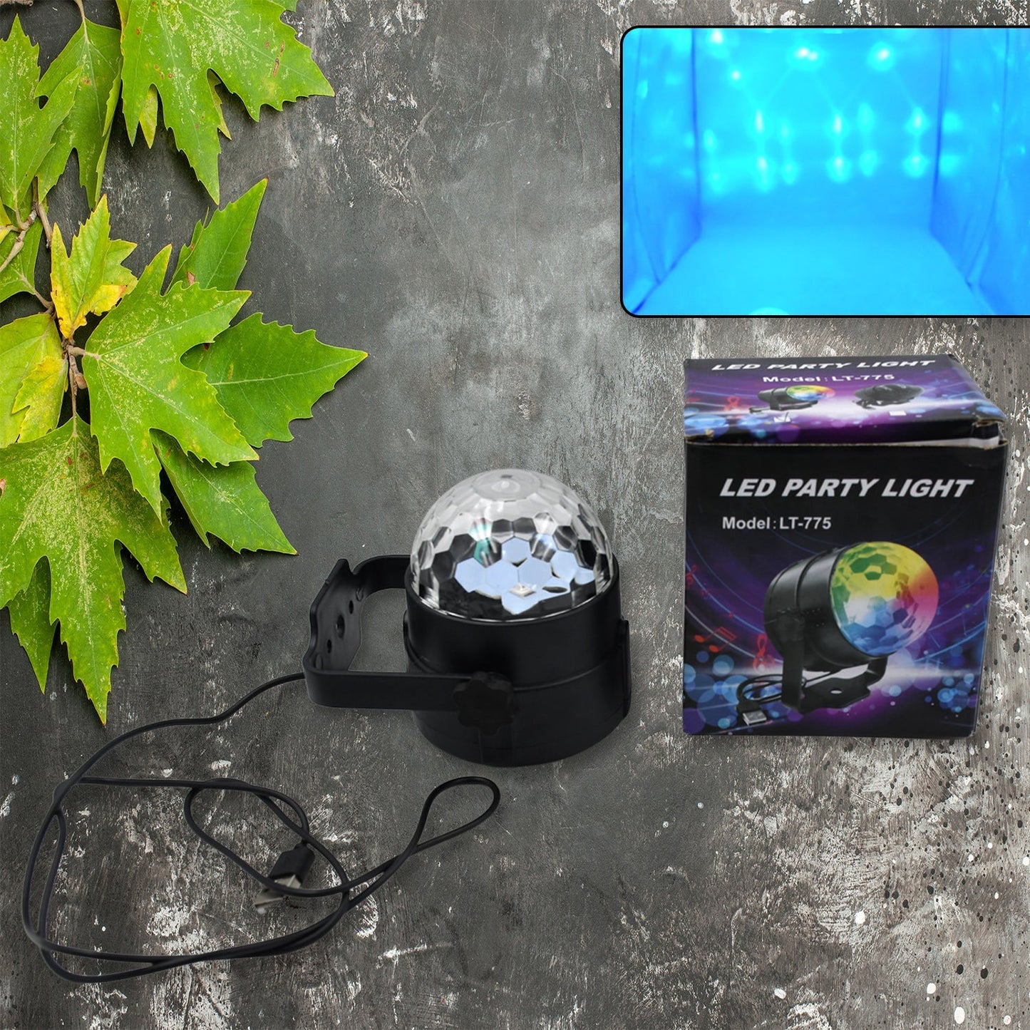 Party Lights, DJ Stage Light Disco Ball Light USB Charging Party Stage Lamp Party Light for Home Bar Car Wedding Holiday Party, Party Gift Kids Birthday - infinityexculsivestore.com