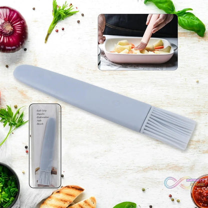 Pastry Brush, Basting Brush BBQ Sauce Marinade Meat Silicone Oil Brush (1 Pc) - infinityexculsivestore.com