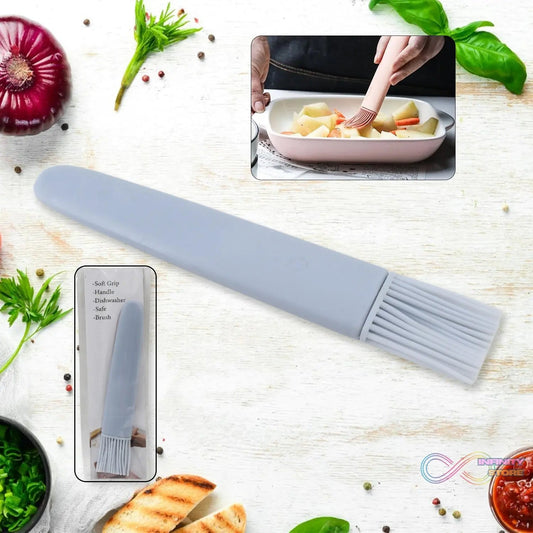 Pastry Brush, Basting Brush BBQ Sauce Marinade Meat Silicone Oil Brush (1 Pc) - infinityexculsivestore.com