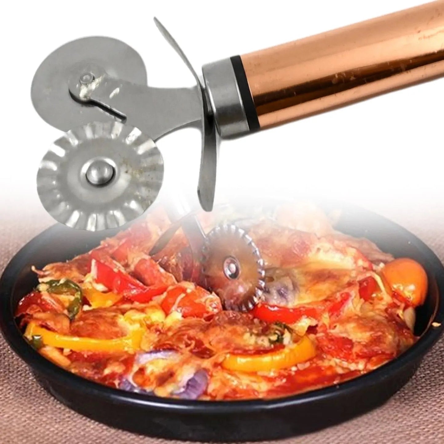 Pastry cutter wheel - Pie Crust Cutter Premium Double Cutter Wheel (1 Pc) - infinityexculsivestore.com