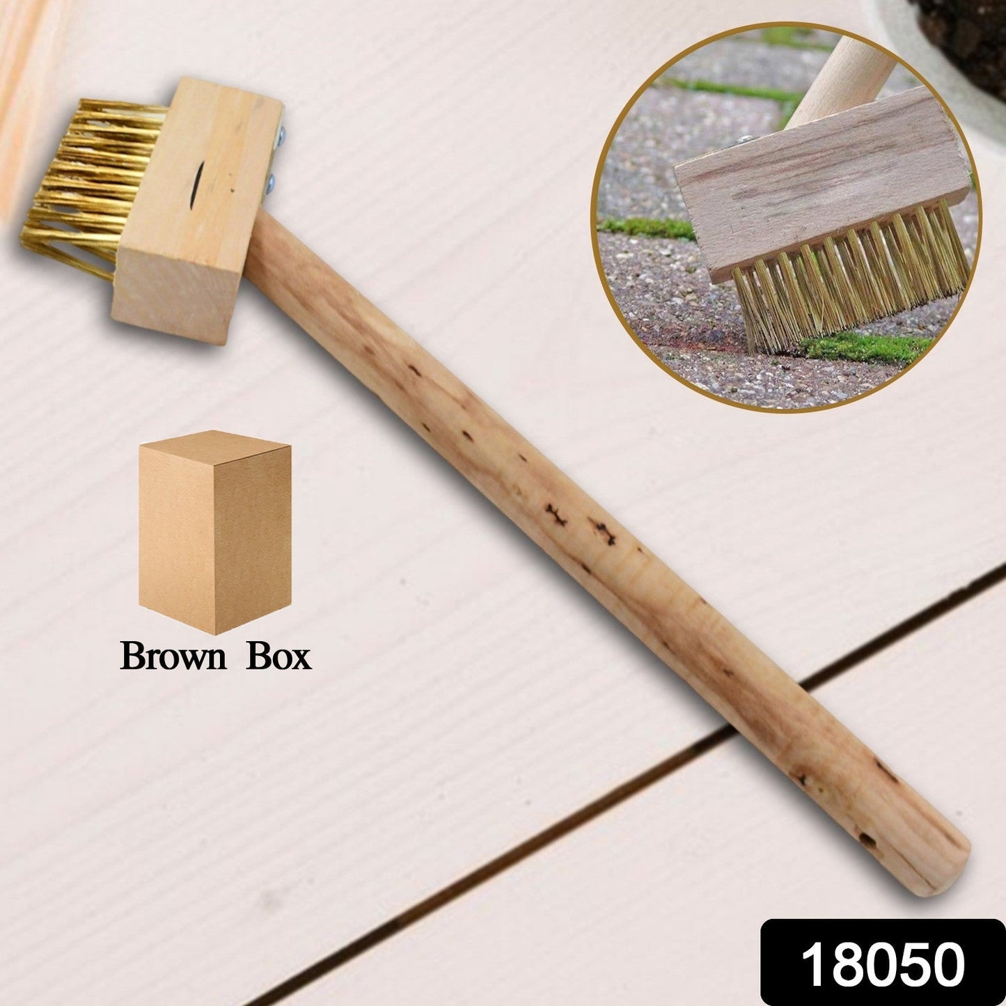 Paving Brush Wooden Block Paving Brush Patio Weed Remover Tool (1 Pc) - infinityexculsivestore.com