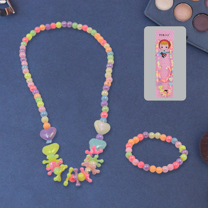 Pearl Pendant Necklace Bracelet Ring (2 Pc Set) - infinityexculsivestore.com