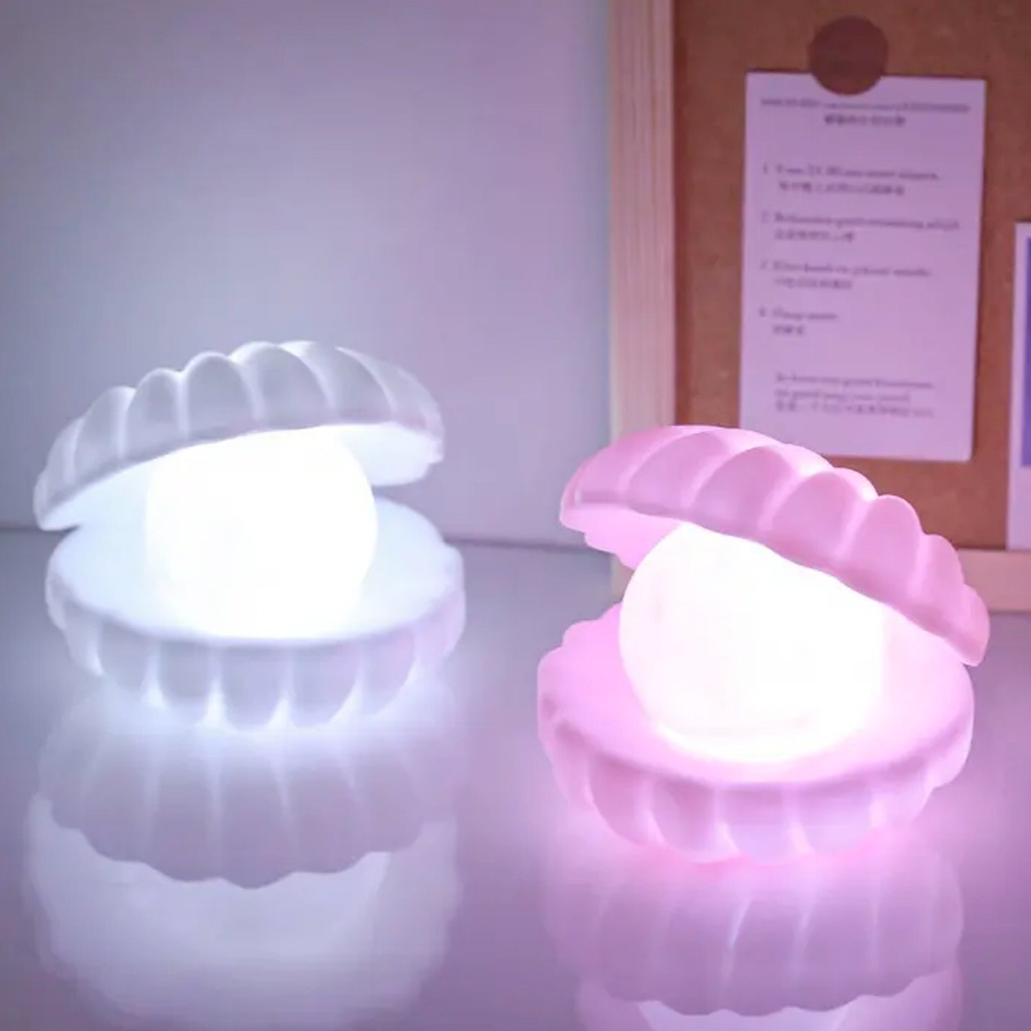Pearl Shell Night Lamp Decorate Desk Lights For Bedroom & Home - infinityexculsivestore.com