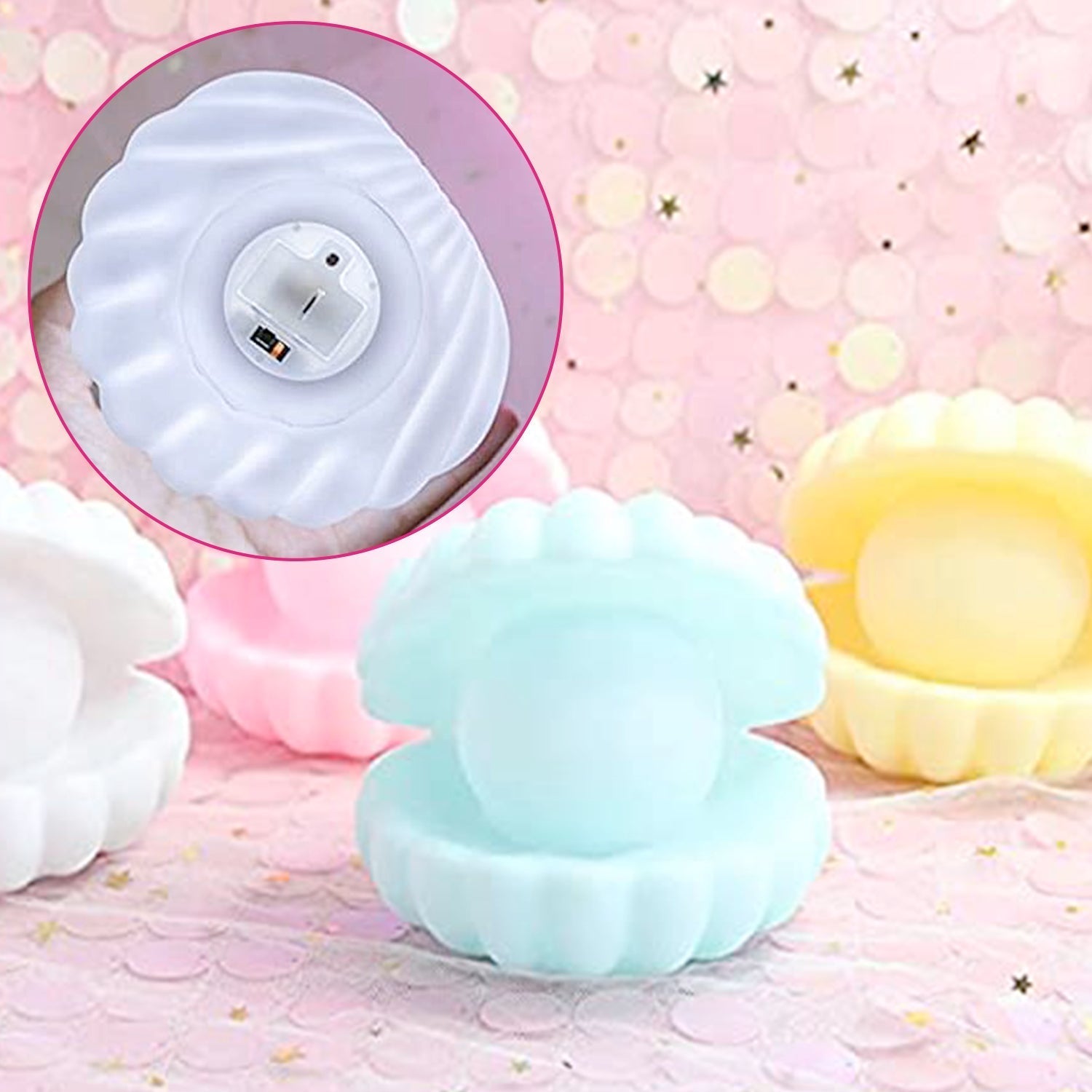 Pearl Shell Night Lamp Decorate Desk Lights For Bedroom & Home - infinityexculsivestore.com