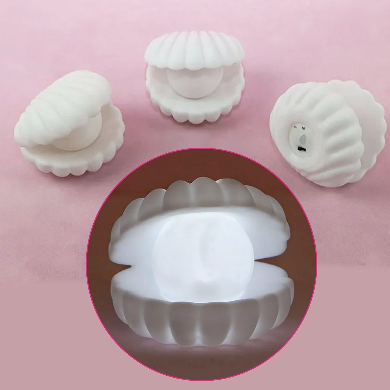 Pearl Shell Night Lamp Decorate Desk Lights For Bedroom & Home - infinityexculsivestore.com