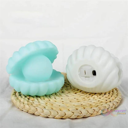 Pearl Shell Night Lamp Decorate Desk Lights Nursery Toy Lamp Led Pearl Shell Night Lights for Bedroom & Home (Small Battery Operated) - infinityexculsivestore.com