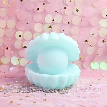 Pearl Shell Night Lamp Decorate Desk Lights Nursery Toy Lamp Led Pearl Shell Night Lights for Bedroom & Home (Small Battery Operated) - infinityexculsivestore.com