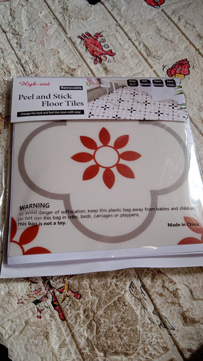 Peel and Stick Floor Tiles Kitchen / Bathroom Backsplash Sticker Detachable Waterproof DIY Tile Stickers for Wall Decoration Tiles Home Decoration (8x8 Inch / 10 Pcs Set) - infinityexculsivestore.com