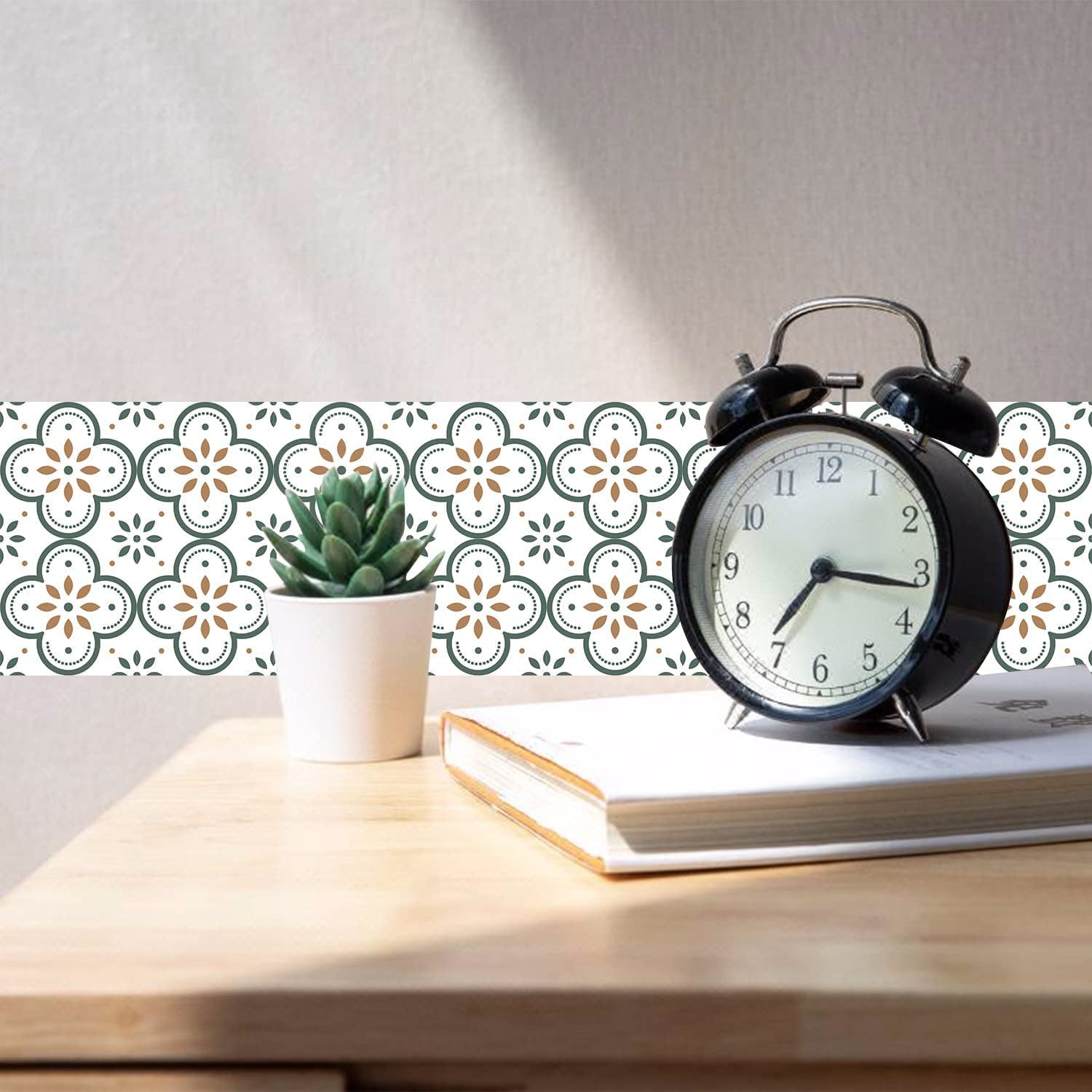 Peel and Stick Floor Tiles Kitchen / Bathroom Backsplash Sticker Detachable Waterproof DIY Tile Stickers for Wall Decoration Tiles Home Decoration (8x8 Inch / 10 Pcs Set) - infinityexculsivestore.com