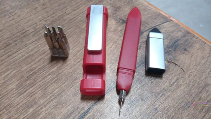 Pen - Shaped Phone Holder with Screwdriver Sets, Multi - Function Pen 4 in 1 Tech Tool Pen, Portable Phone Tools with Capacitive Stylus Ball Point Pen Mobile - infinityexculsivestore.com
