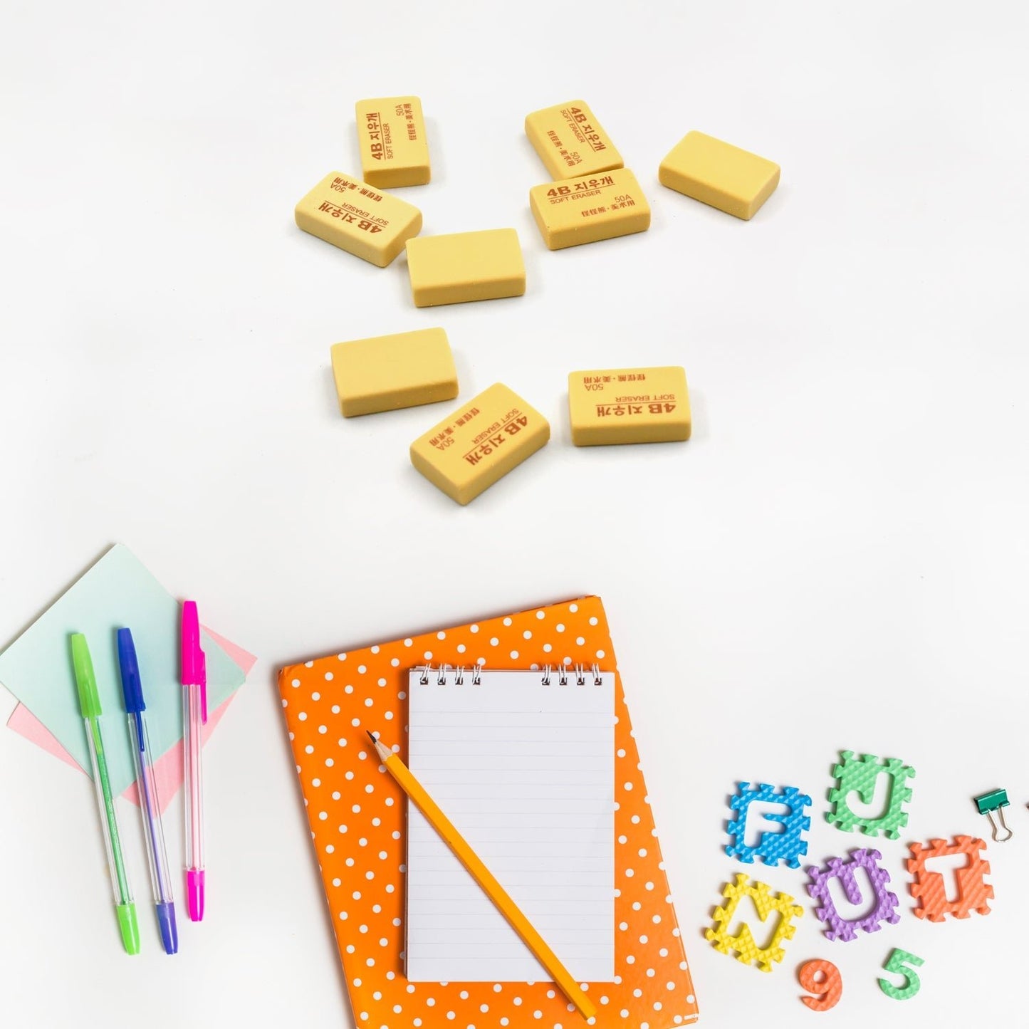 Pencil Eraser Professional 4B Drawing Eraser Art Soft Eraser for School Office (60 Pc Pack) - infinityexculsivestore.com