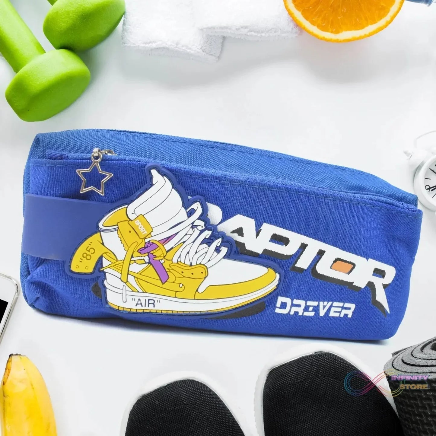 Pencil Pouch With Zipper (1 Pc / 2 Compartment) - infinityexculsivestore.com