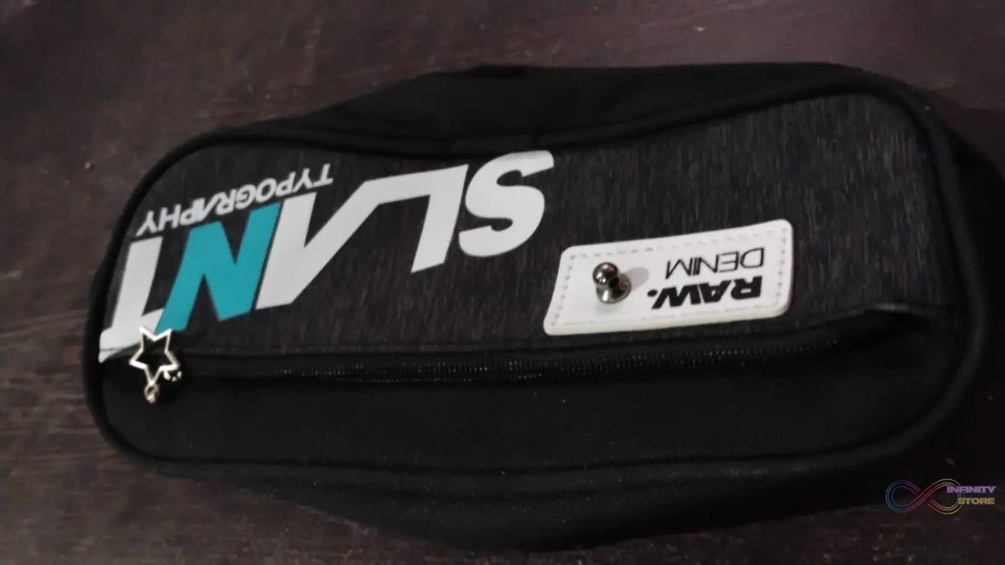 Pencil Pouch With Zipper (1 Pc / 2 Compartment) - infinityexculsivestore.com