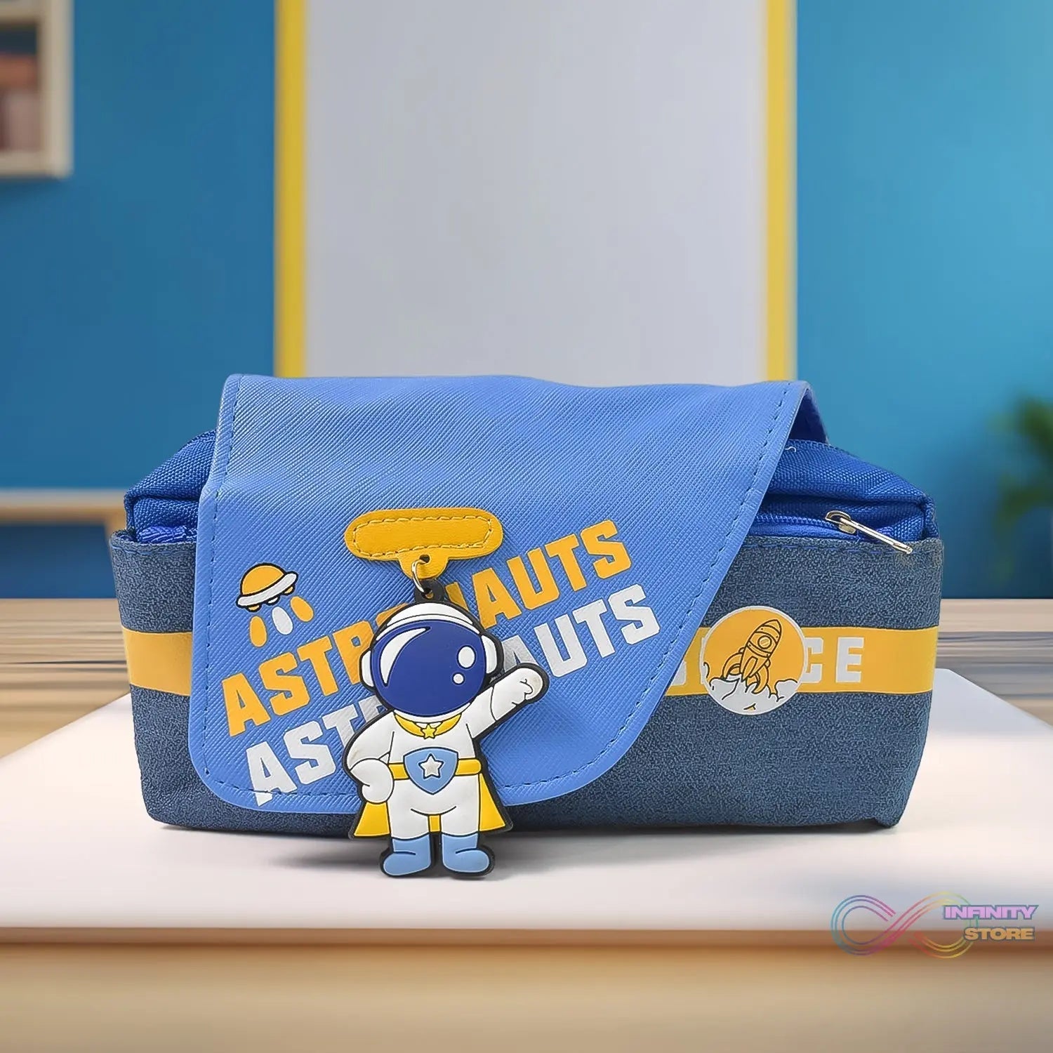 Pencil Pouch With Zipper (1 Pc / 2 Compartment ) - infinityexculsivestore.com