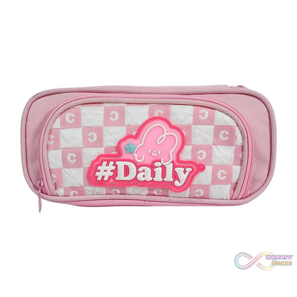 Pencil Pouch With Zipper (1 Pc / 2 Compartment ) - infinityexculsivestore.com