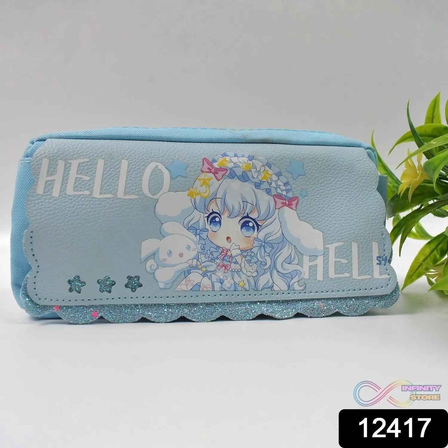 Pencil Pouch With Zipper, Students Pencil Case Large Capacity, Makeup Pouch, Stationery Bag (1 Pc / 2 Compartment) - infinityexculsivestore.com