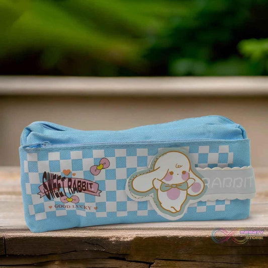 Pencil Pouch With Zipper, Students Pencil Case Large Capacity, Makeup Pouch, Stationery Bag (1 Pc / 2 Compartment) - infinityexculsivestore.com