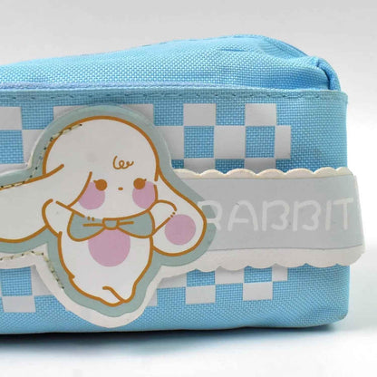 Pencil Pouch With Zipper, Students Pencil Case Large Capacity, Makeup Pouch, Stationery Bag (1 Pc / 2 Compartment) - infinityexculsivestore.com