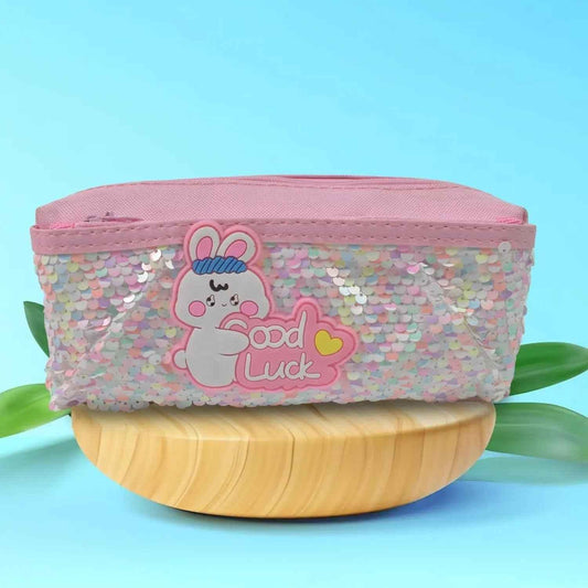 Pencil Pouch With Zipper, Students Pencil Case Large Capacity, Makeup Pouch, Stationery Bag (1 Pc / 2 Compartment) - infinityexculsivestore.com