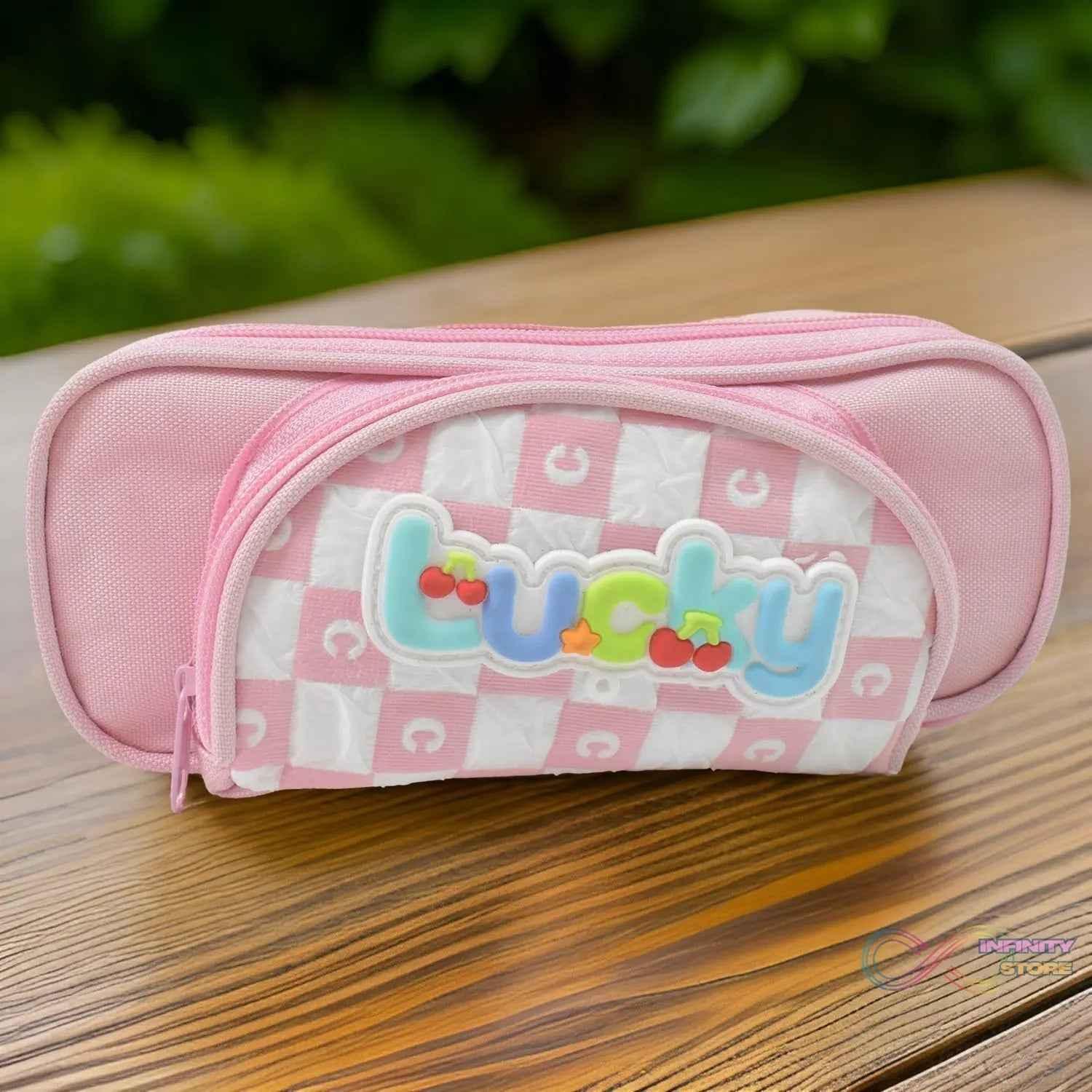 Pencil Pouch With Zipper, Students Pencil Case Large Capacity, Makeup Pouch, Stationery Bag (1 Pc / 2 Compartment) - infinityexculsivestore.com