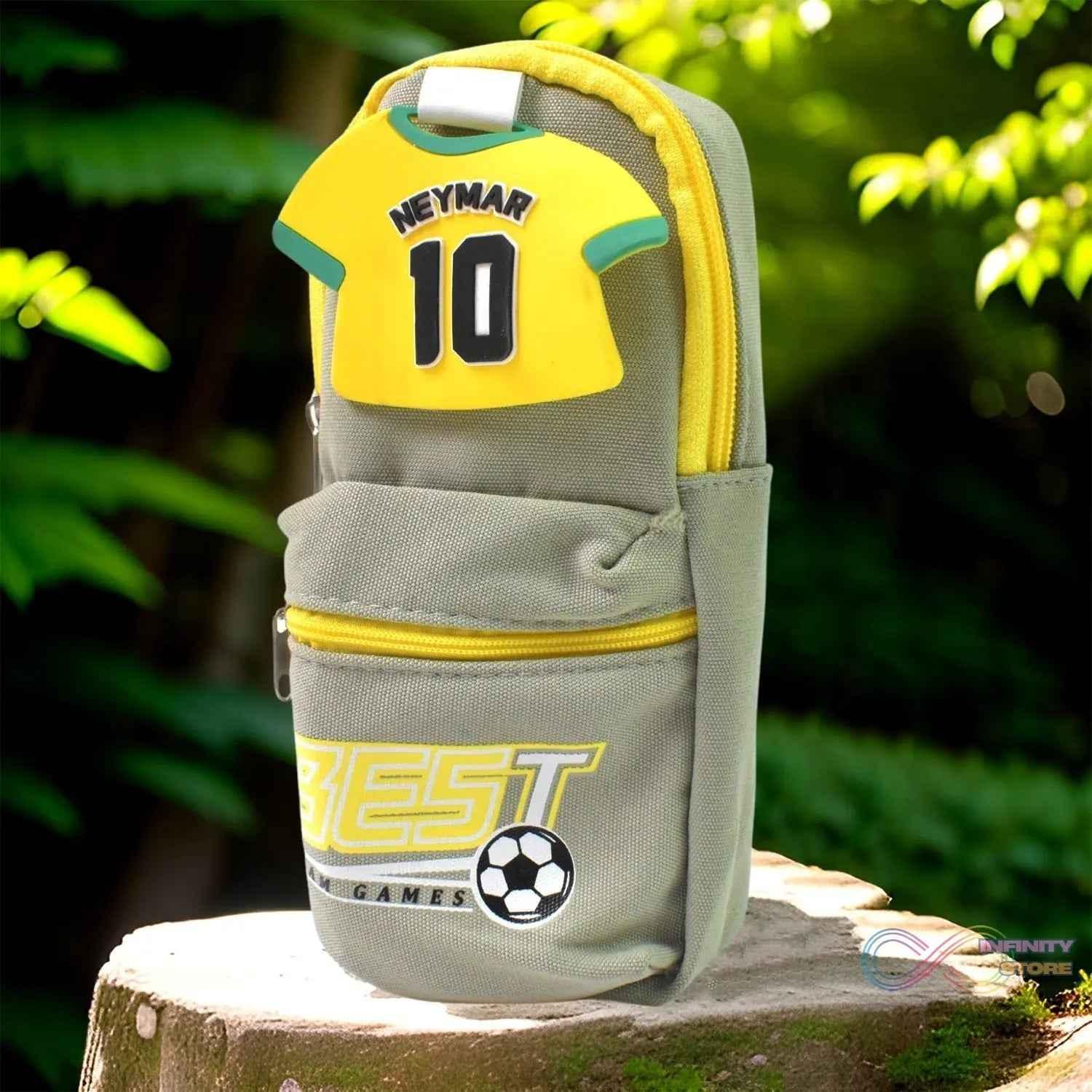 Pencil Pouch With Zipper, Students Pencil Case Large Capacity, Makeup Pouch, Stationery Bag (1 Pc / 2 Compartment) - infinityexculsivestore.com