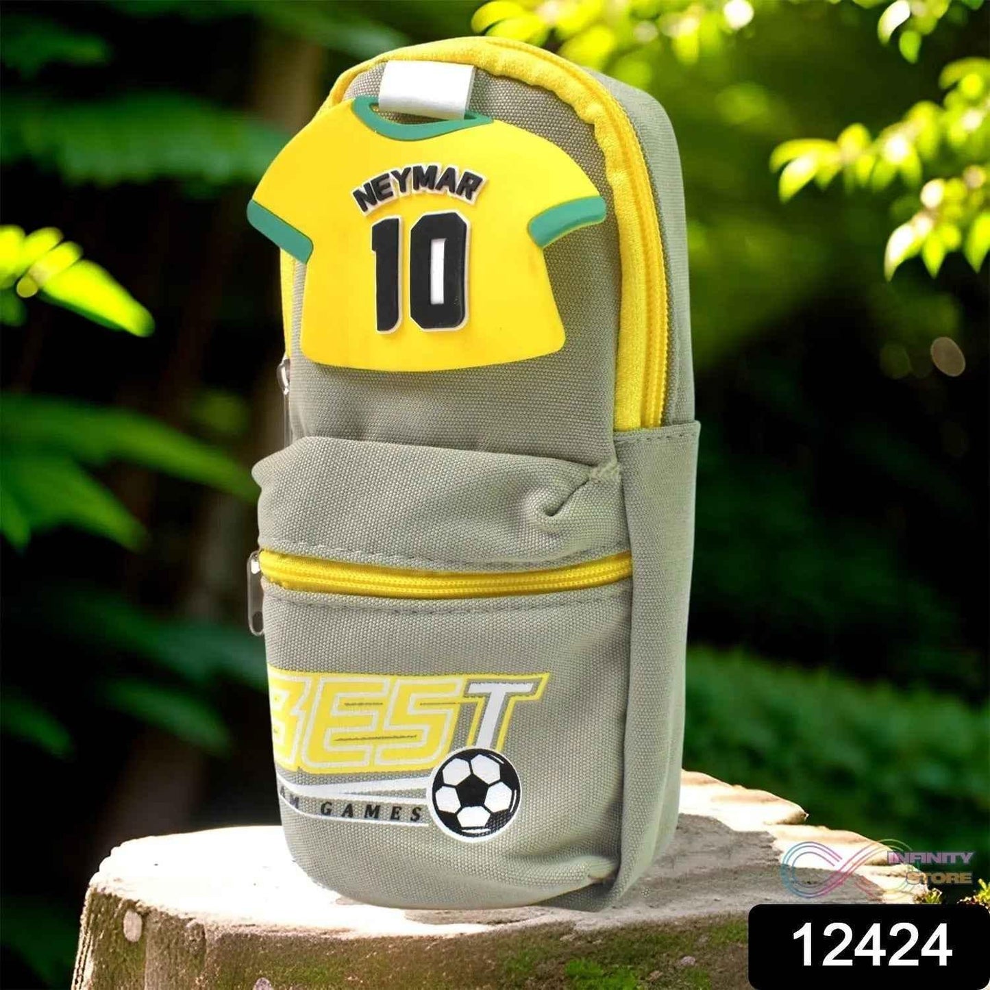 Pencil Pouch With Zipper, Students Pencil Case Large Capacity, Makeup Pouch, Stationery Bag (1 Pc / 2 Compartment) - infinityexculsivestore.com