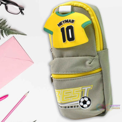 Pencil Pouch With Zipper, Students Pencil Case Large Capacity, Makeup Pouch, Stationery Bag (1 Pc / 2 Compartment) - infinityexculsivestore.com