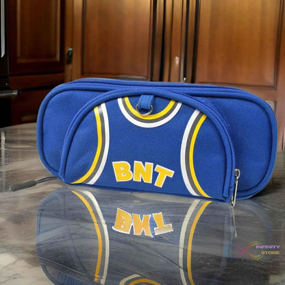 Pencil Pouch With Zipper, Students Pencil Case Large Capacity, Makeup Pouch, Stationery Bag (1 Pc / 2 Compartment) - infinityexculsivestore.com