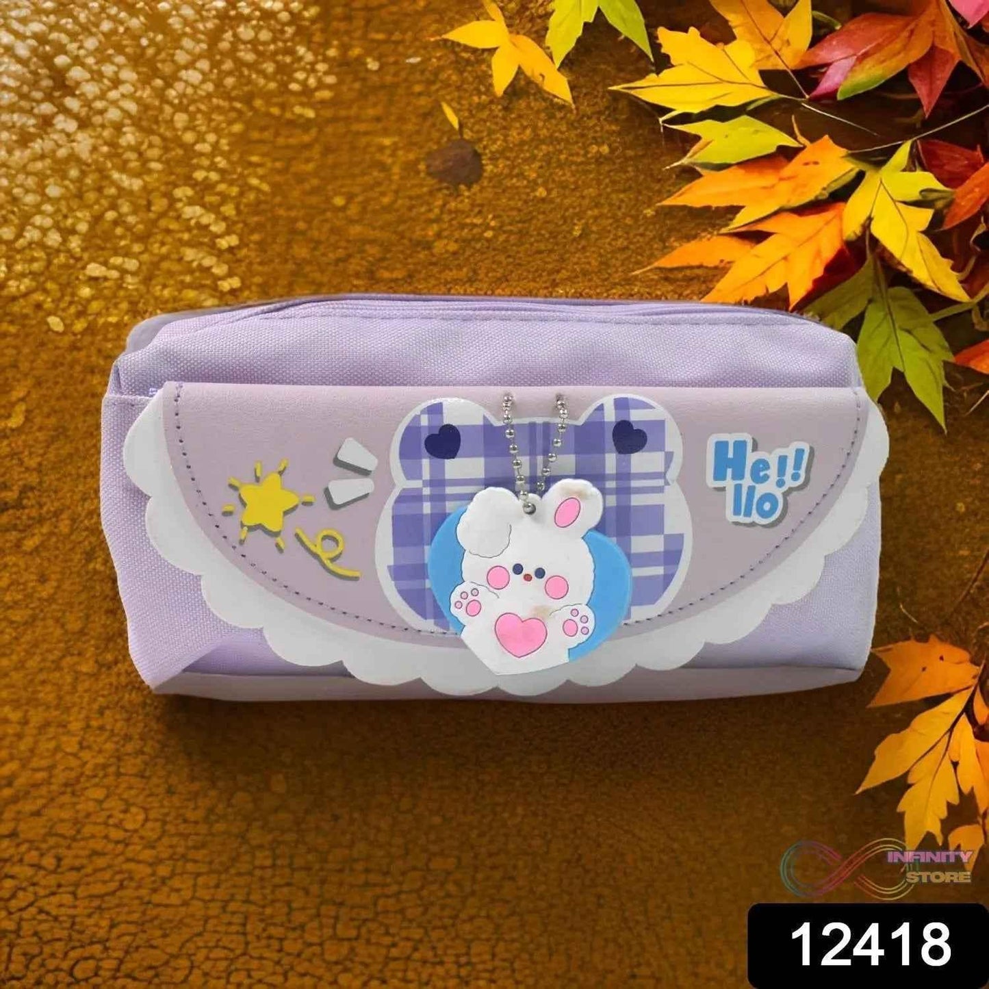 Pencil Pouch With Zipper, Students Pencil Case Large Capacity, Makeup Pouch, Stationery Bag (1 Pc / 2 Compartment) - infinityexculsivestore.com